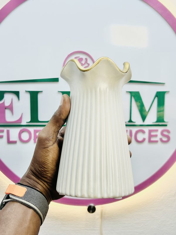 Ceramic Flatted Vase